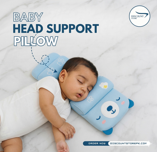 Baby Shaping Head Support Pillow - Assorted Colour