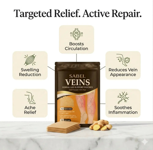 South Moon™ Spider & Varicose Vein Patches | Natural Herbal Therapy for Swelling, Fatigue & Vein Health